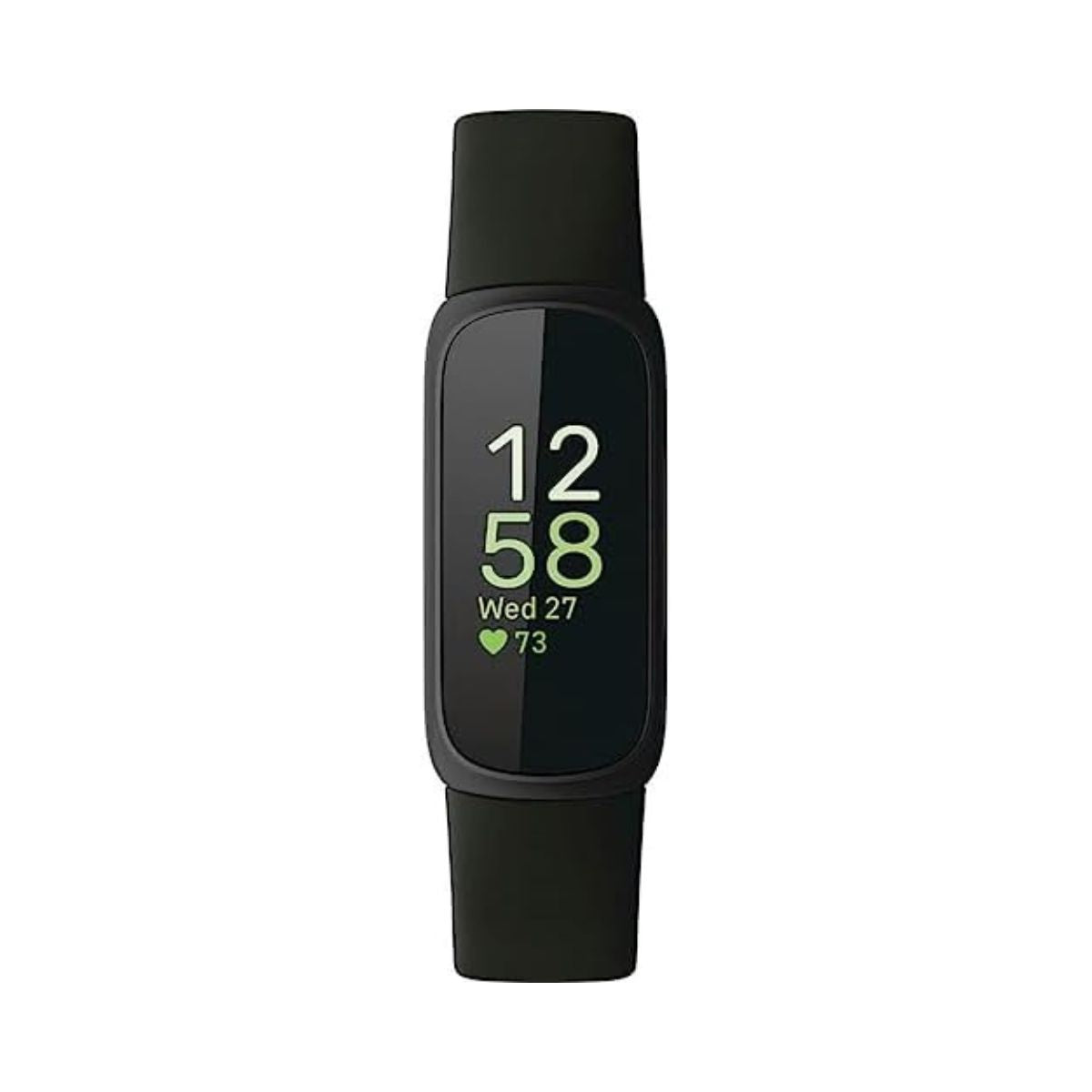 Fitbit Inspire 3 Health &-Fitness-Tracker with Stress Management, Workout Intensity, Sleep Tracking, 24/7 Heart Rate and more, Midnight Zen/Black One Size (S & L Bands Included)