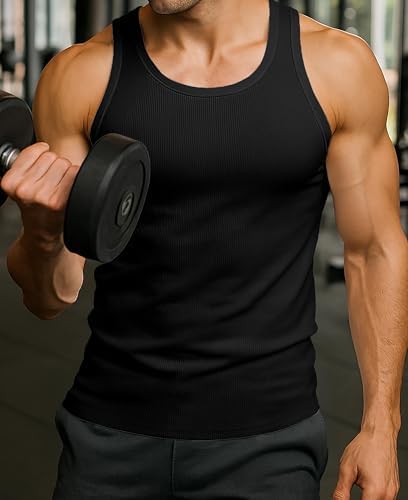 Andrew Scott Men's A Shirt Tanks | Cotton Tank Top Athletic Undershirts | Multi Packs & Colors