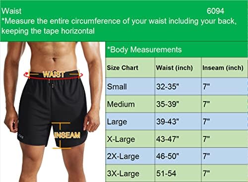 NELEUS Men's 2 in 1 Running Shorts with Liner,Dry Fit Workout Shorts with Pockets