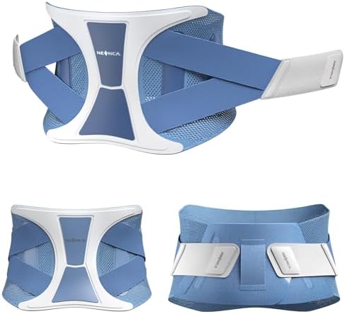 NEENCA Back Support Brace, Adjustable Lumbar Support Belt with Patented Bionic Support System, Waist Wrap for Lower Back Pain Relief, Injuries, Sciatica, Scoliosis, Herniated Disc, Heavy Lifting, Work