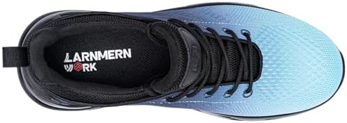 LARNMERN Mens Non Slip Work Shoes Slip On Water Resistant Walking Sneakers Zapatos Trabajo Waterproof Food Service Chef Kitchen