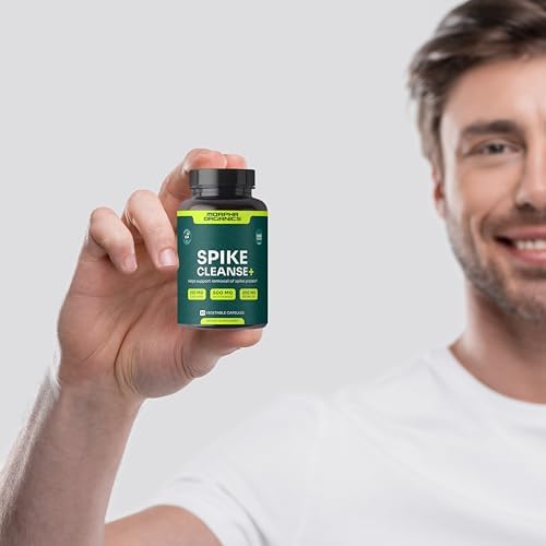 Spike Protein Detox Cleanse | Nattokinase 500mg, Bromelain 250mg, Curcumin 250mg | Ultimate Spike Support Formula | Natural Detox for Spike Proteins & Immune Balance | 30-Day Supply