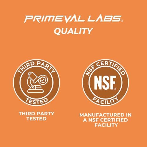 Primeval Labs Creatine Monohydrate | Muscle Recovery + Builder for Men & Women | Workout Supplements Easy to Mix | Tamarindo | 120 Servings | 5g Creatine Per Serving