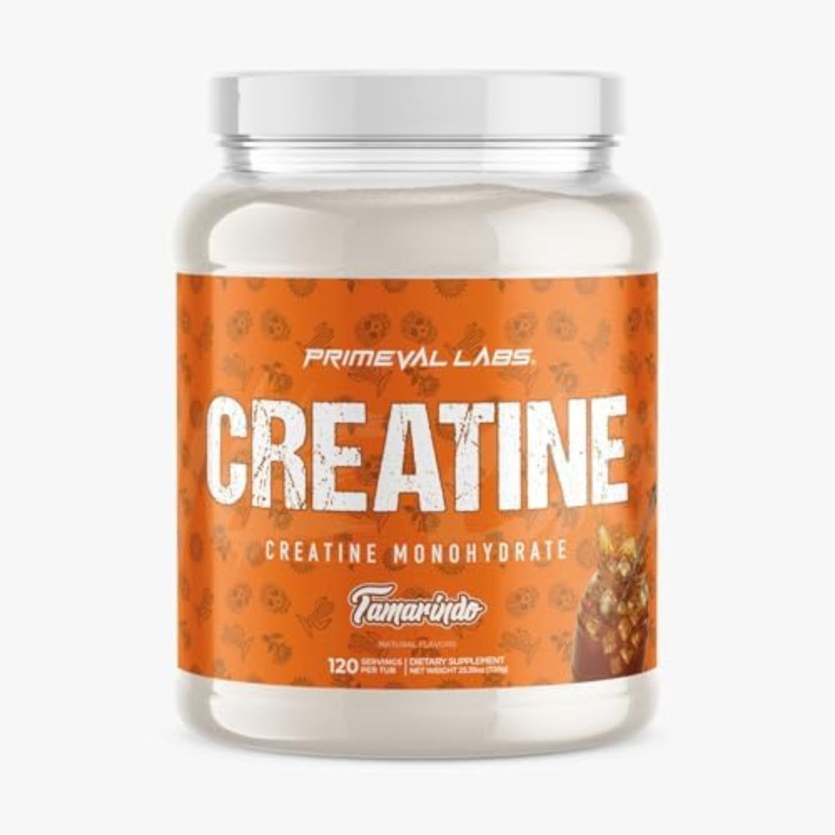 Primeval Labs Creatine Monohydrate | Muscle Recovery + Builder for Men & Women | Workout Supplements Easy to Mix | Tamarindo | 120 Servings | 5g Creatine Per Serving