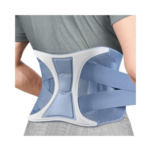 NEENCA Back Support Brace, Adjustable Lumbar Support Belt with Patented Bionic Support System, Waist Wrap for Lower Back Pain Relief, Injuries, Sciatica, Scoliosis, Herniated Disc, Heavy Lifting, Work