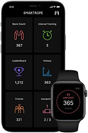 [Tangram Factory] Smart Rope - LED embedded Jump Rope - See your fitness data in MID-AIR